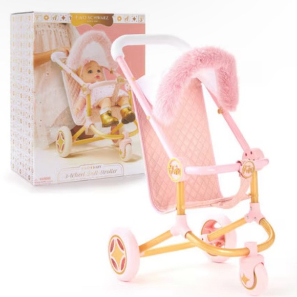 FAO SCHWARZ BABY 3-WHEEL DOLL STROLLER - Picture 1 of 4